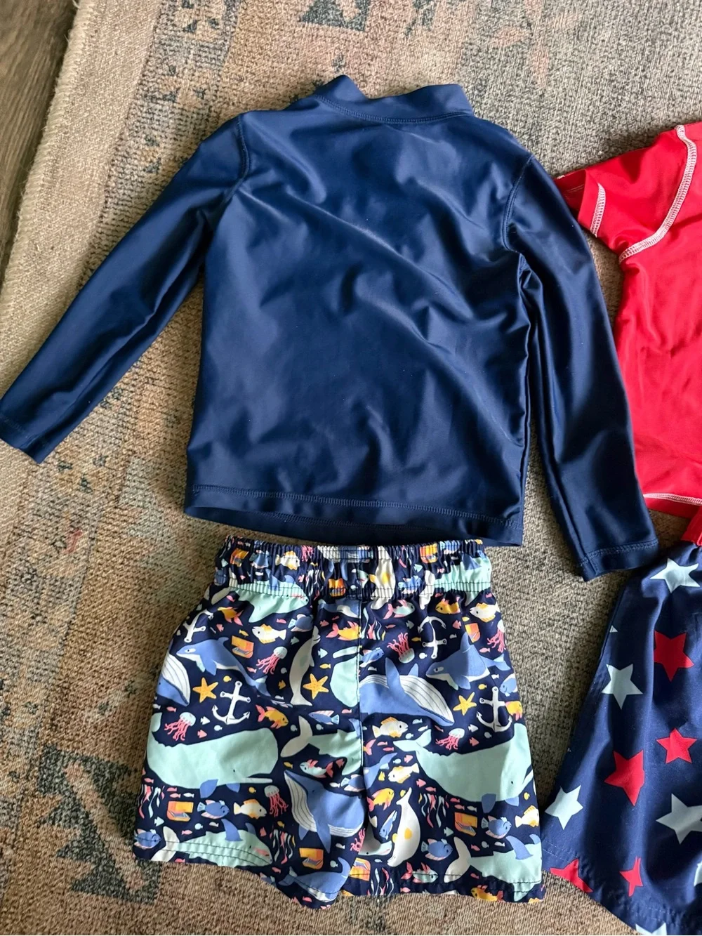5 Toddler Boy Swimsuits - Size 2T